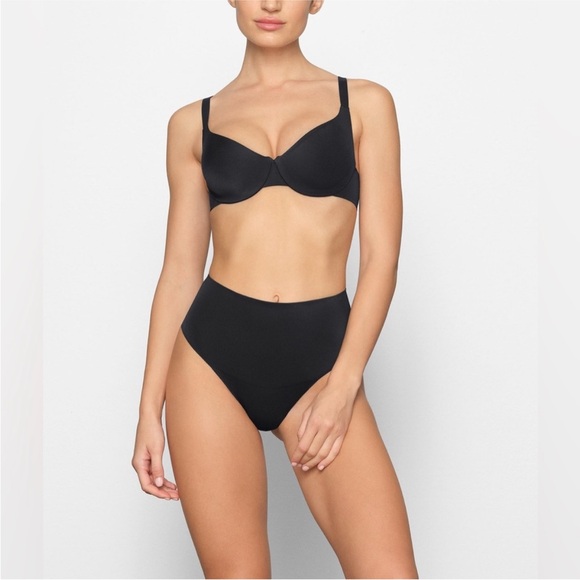 NWT SKIMS SMOOTHING INTIMATES  UNLINED FULL COVERAGE BRA 36H ONYX - Picture 2 of 6